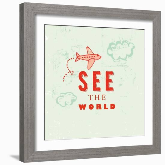 Let's Travel 6-Z Studio-Framed Premium Giclee Print