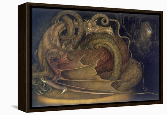 Let Sleeping Dragons Lie, 1979-Wayne Anderson-Framed Premier Image Canvas