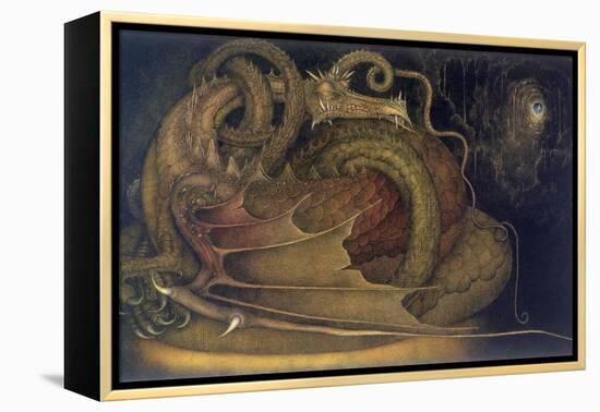 Let Sleeping Dragons Lie, 1979-Wayne Anderson-Framed Premier Image Canvas