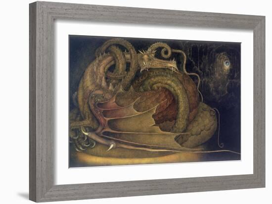 Let Sleeping Dragons Lie, 1979-Wayne Anderson-Framed Giclee Print