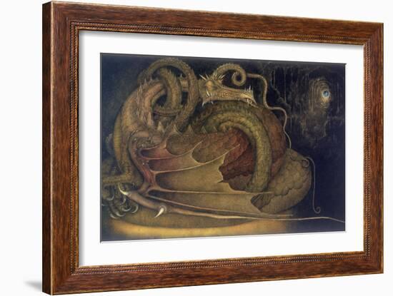 Let Sleeping Dragons Lie, 1979-Wayne Anderson-Framed Giclee Print