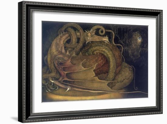 Let Sleeping Dragons Lie, 1979-Wayne Anderson-Framed Giclee Print