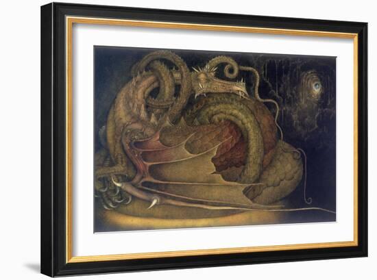 Let Sleeping Dragons Lie, 1979-Wayne Anderson-Framed Giclee Print