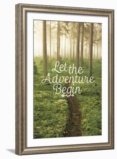 Let the Adventure Begin-Andreas Stridsberg-Framed Giclee Print