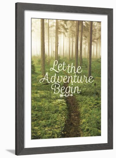 Let the Adventure Begin-Andreas Stridsberg-Framed Giclee Print