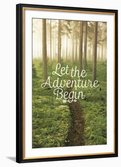 Let the Adventure Begin-Andreas Stridsberg-Framed Giclee Print