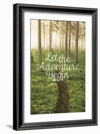 Let the Adventure Begin-Andreas Stridsberg-Framed Giclee Print