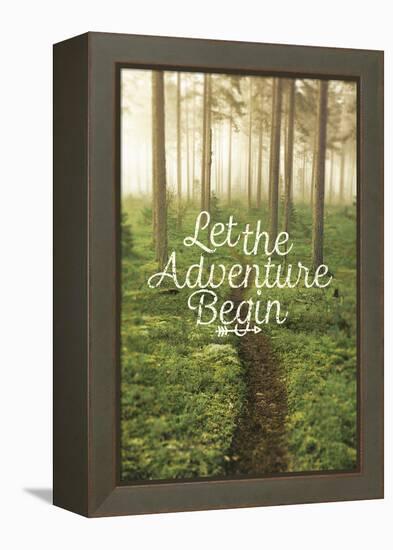 Let the Adventure Begin-Andreas Stridsberg-Framed Stretched Canvas