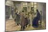Let the Children Come to Me, 1884-Fritz von Uhde-Mounted Giclee Print