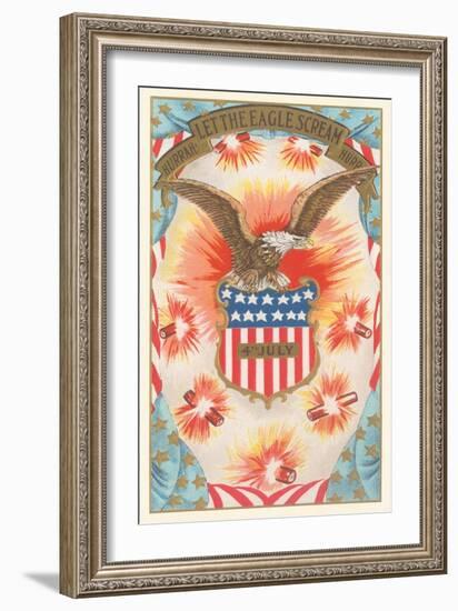 Let the Eagles Scream-null-Framed Art Print