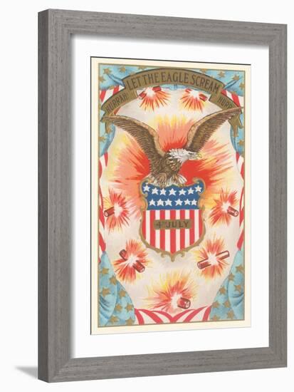 Let the Eagles Scream-null-Framed Art Print