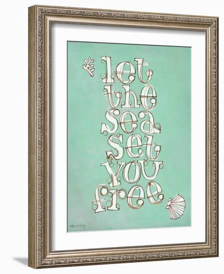 Let the Sea Set You Free-Robbin Rawlings-Framed Art Print