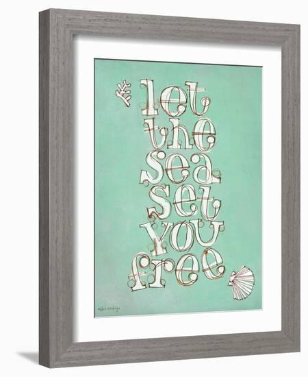 Let the Sea Set You Free-Robbin Rawlings-Framed Art Print