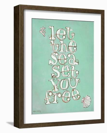 Let the Sea Set You Free-Robbin Rawlings-Framed Art Print