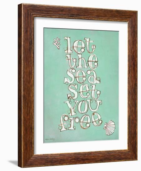 Let the Sea Set You Free-Robbin Rawlings-Framed Art Print