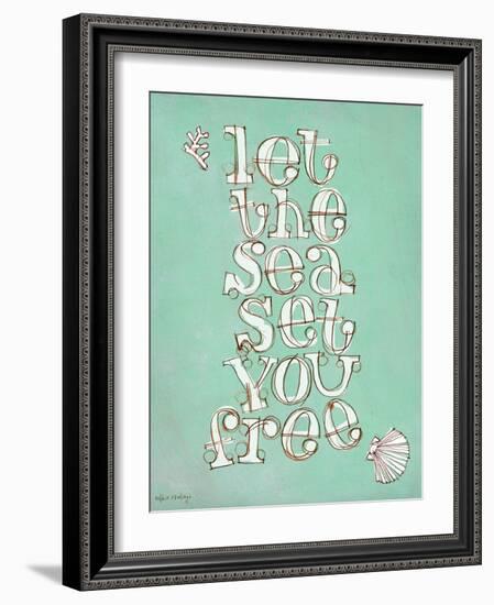 Let the Sea Set You Free-Robbin Rawlings-Framed Art Print