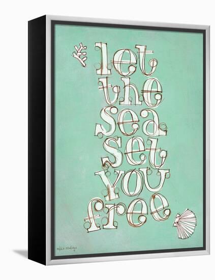 Let the Sea Set You Free-Robbin Rawlings-Framed Stretched Canvas