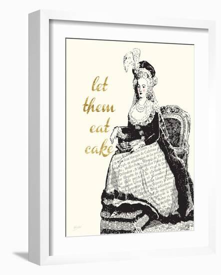 Let Them Eat Cake Vintage ePrint-Bella Dos Santos-Framed Art Print