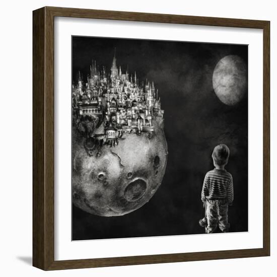 Let Your Dreams Be Bigger Than Your Fears-Yvette Depaepe-Framed Premium Photographic Print