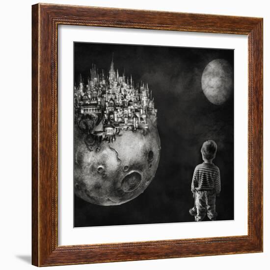 Let Your Dreams Be Bigger Than Your Fears-Yvette Depaepe-Framed Premium Photographic Print