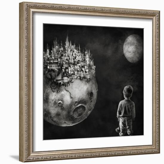 Let Your Dreams Be Bigger Than Your Fears-Yvette Depaepe-Framed Photographic Print