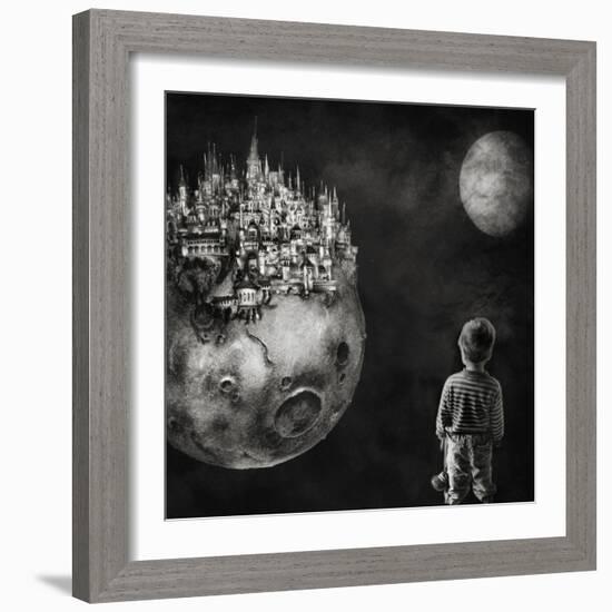 Let Your Dreams Be Bigger Than Your Fears-Yvette Depaepe-Framed Photographic Print