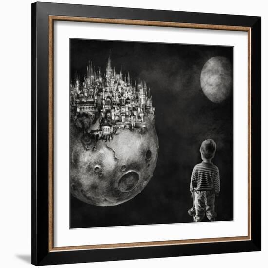 Let Your Dreams Be Bigger Than Your Fears-Yvette Depaepe-Framed Photographic Print