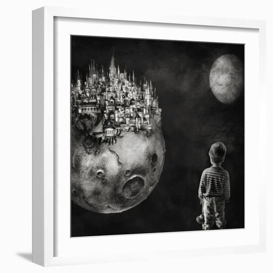 Let Your Dreams Be Bigger Than Your Fears-Yvette Depaepe-Framed Photographic Print