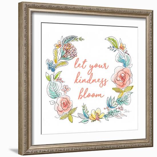 Let your Kindness Bloom-Patricia Pinto-Framed Art Print