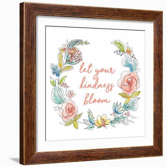 Let your Kindness Bloom-Patricia Pinto-Framed Art Print