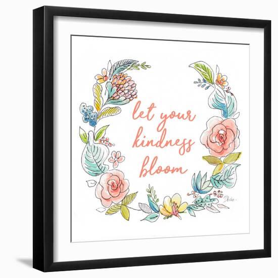 Let your Kindness Bloom-Patricia Pinto-Framed Art Print