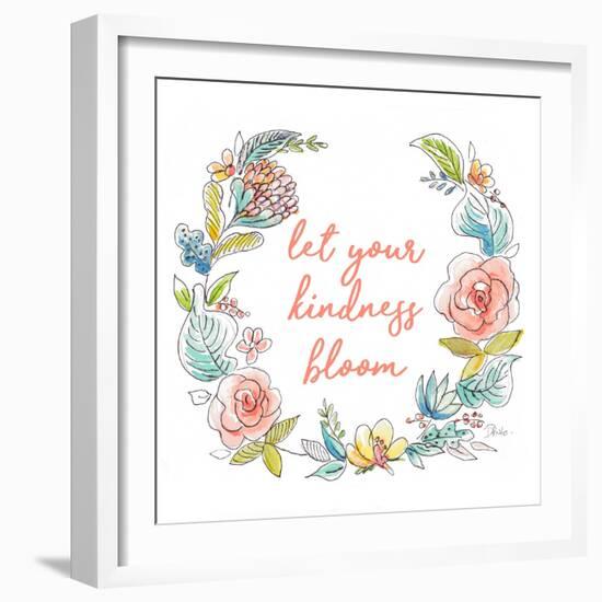 Let your Kindness Bloom-Patricia Pinto-Framed Art Print