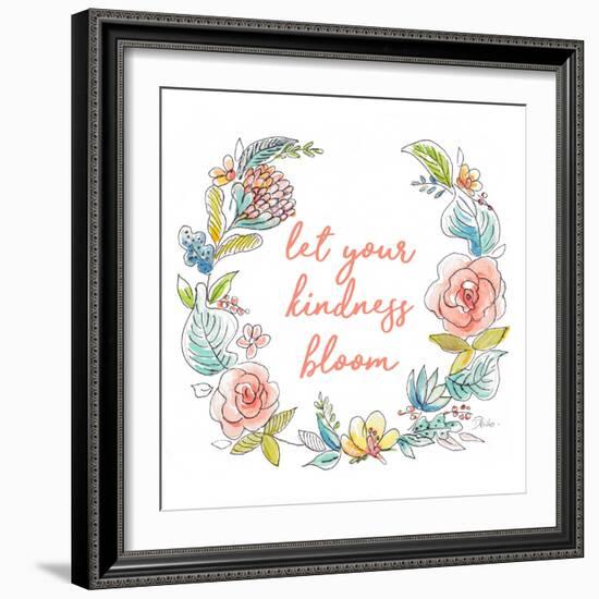 Let your Kindness Bloom-Patricia Pinto-Framed Art Print