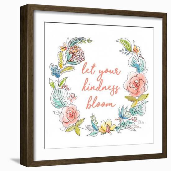 Let your Kindness Bloom-Patricia Pinto-Framed Premium Giclee Print
