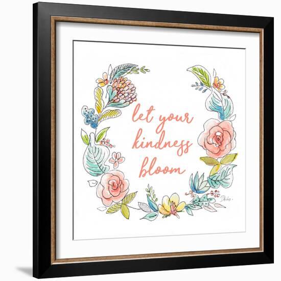 Let your Kindness Bloom-Patricia Pinto-Framed Premium Giclee Print