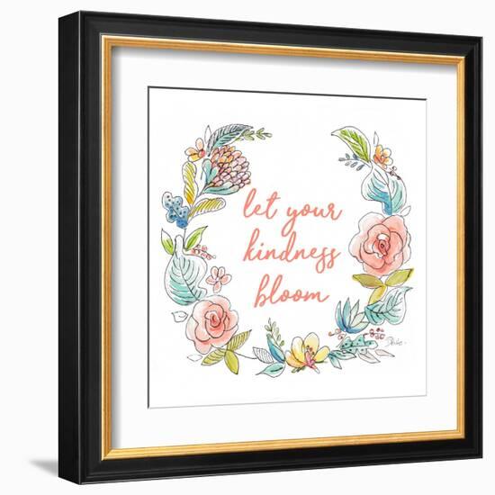 Let your Kindness Bloom-Patricia Pinto-Framed Art Print