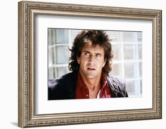 LETHAL WEAPON, 1987 directed by RICHARD DONNER Mel Gibson (photo)-null-Framed Photo