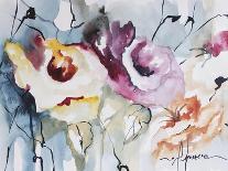 Blooms Aquas IV-Leticia Herrera-Art Print
