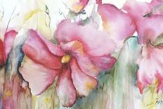 Blooms Aquas II-Leticia Herrera-Art Print