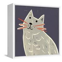 Letitia With Her Red Whiskers, 2018-Sarah Battle-Framed Premier Image Canvas