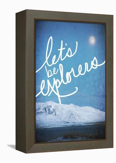 Lets be Explorers-Kimberly Glover-Framed Premier Image Canvas