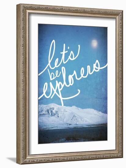 Lets be Explorers-Kimberly Glover-Framed Giclee Print