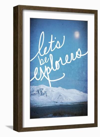 Lets be Explorers-Kimberly Glover-Framed Giclee Print