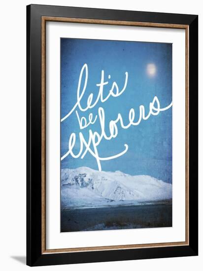 Lets be Explorers-Kimberly Glover-Framed Giclee Print