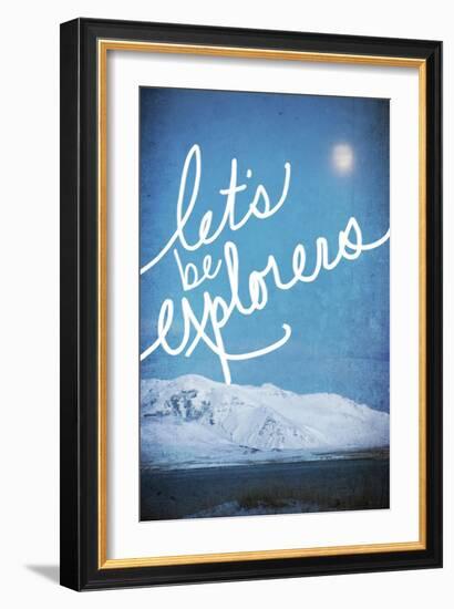 Lets be Explorers-Kimberly Glover-Framed Giclee Print