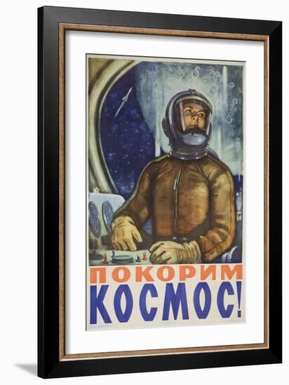Lets Conquer Space! Poster-null-Framed Giclee Print