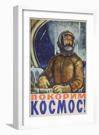 Lets Conquer Space! Poster-null-Framed Giclee Print