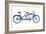 Lets Cruise Bicycle-Michael Mullan-Framed Art Print