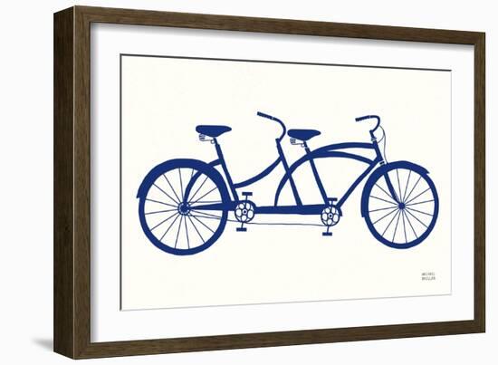 Lets Cruise Bicycle-Michael Mullan-Framed Art Print