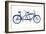 Lets Cruise Bicycle-Michael Mullan-Framed Art Print